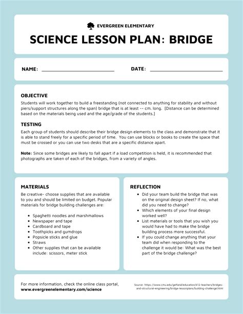 Science Lesson Plan Venngage