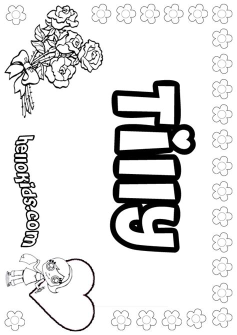 Tilly Coloring Pages