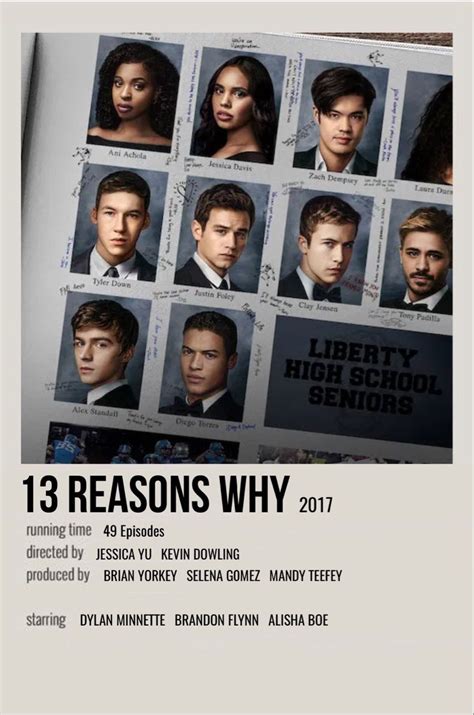 13 Reasons Why In 2021 Film Posters Minimalist Movie Poster Wall 13