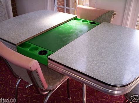 Kitchen set in black 05. The 1950s Daystrom Playdine: A kitchen table that ...