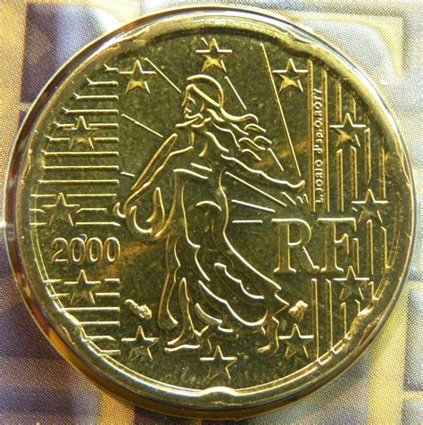 Frankreich 20 Cent Münze 2000 Euro Muenzentv Der Online Euromünzen