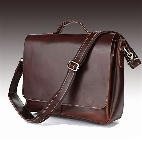 Handmade Leather Briefcase Leather Messenger Bag 13 15 Macbook 13