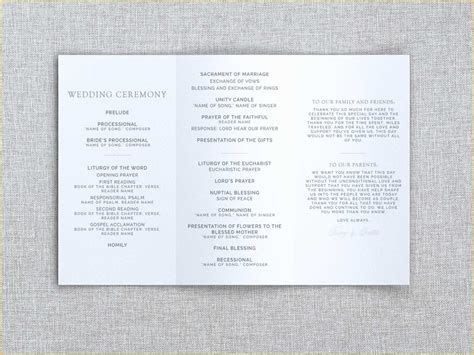 Free Tri Fold Wedding Brochure Templates Of 28 Of 2 Fold Wedding