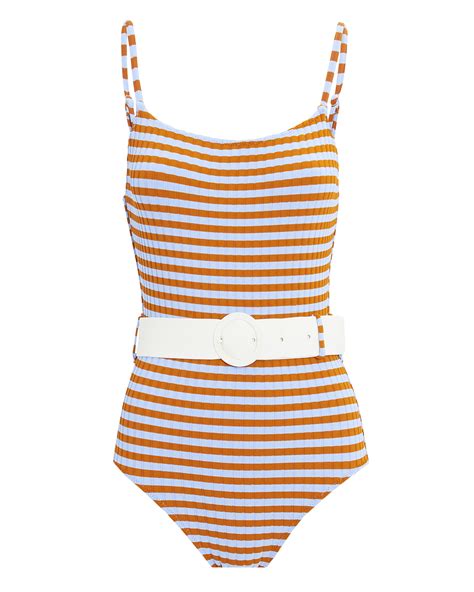 Nina Belted One Piece Swimsuit Intermix