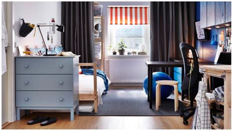 30 Ikea Bedroom Designs For Small Spaces Dorm Room Apartment Room