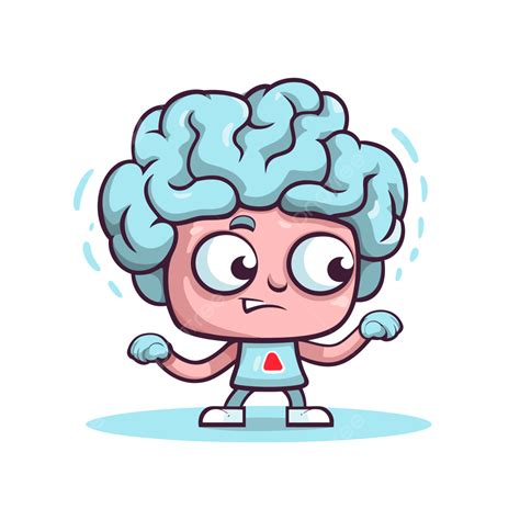 脳を持つかわいい脳クリップアート漫画のキャラクター ベクターイラスト画像とpngフリー素材透過の無料ダウンロード Pngtree