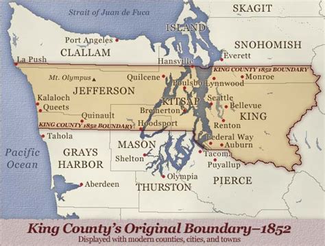 King County Map With Cities Maping Resources