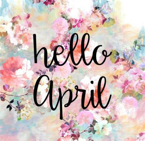 April 2018 Hello April Desktop Calendar Free April