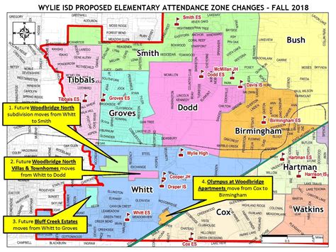Proposed Elementary Attendance Zone Changes Home The Wylie Way
