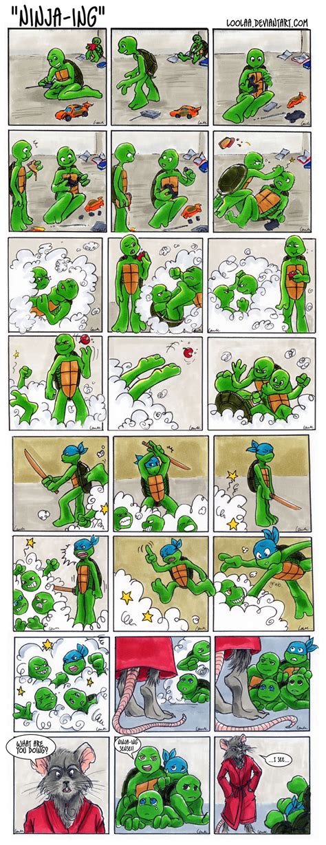 Tmnt Ninja Ing By Loolaa On Deviantart