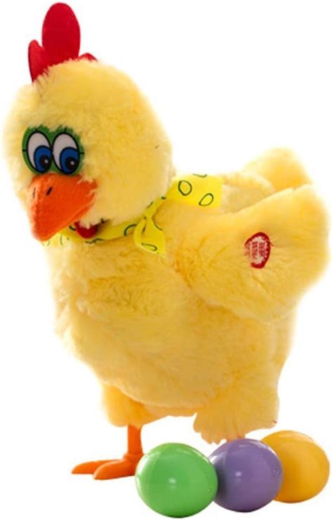 La Haute Cute Soft Toys Electronic Chicken Plush Toys With Singing