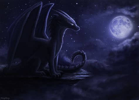 Night Dragon By Meep Merp On Deviantart