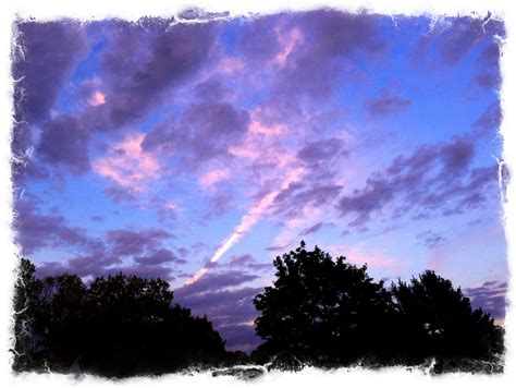 Lilac Tone Celestial Clouds Lilac