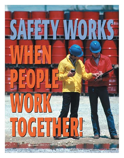 Safetypostercom Safety Poster Safety Banner Legend Safety Works When