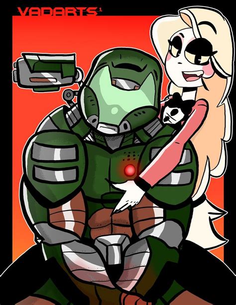 Doomguy And Charlie Request 32 By Vadarts On Deviantart Cartoon