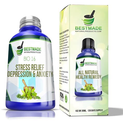 Bestmade Stress Relief Depression And Anxiety Natural Remedy Bio