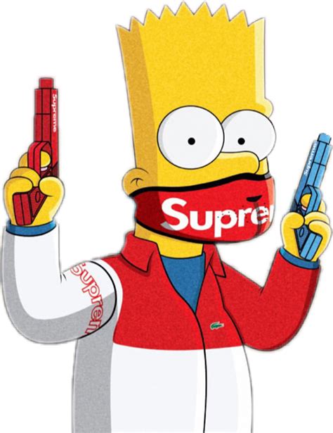 Bart Simpson Simpsons Bartsimpson Sticker By Xxxsupremebart