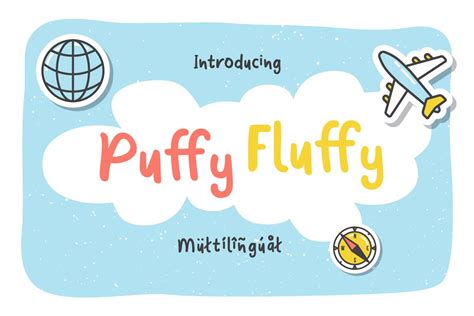 Puffy Fluffy Fonts ~ Creative Market