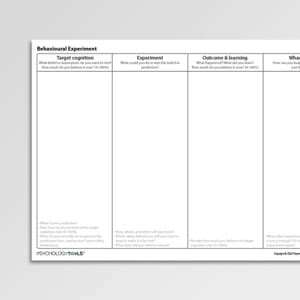 Behavioral Experiment - Psychology Tools