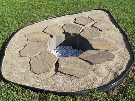 Our Recessed Fire Pit Backyard Fire Fire Pit Home And Garden