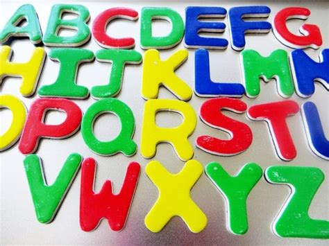 Magnetic Abc Letters Wooden Refrigerator Magnet By Legacylearning