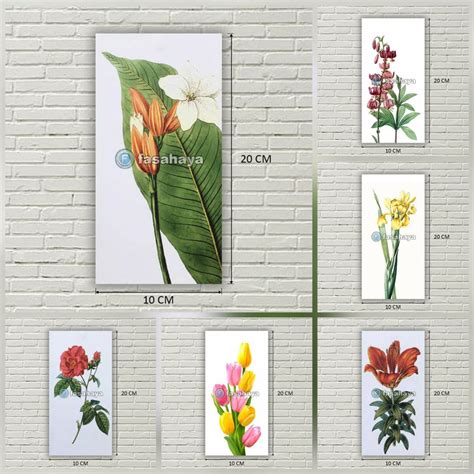Download Fasahaya Hiasan Dinding Poster Kayu Bunga Vintage Wall ...