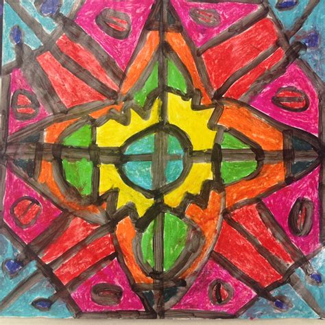 4th Grade Chalk Pastel Mandalas Art With Mrs White