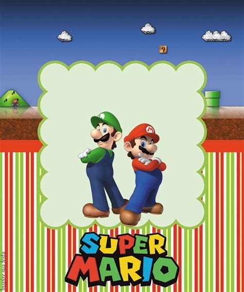 Super Mario Bros Party Free Printables Candy Bar Labels And Toppers