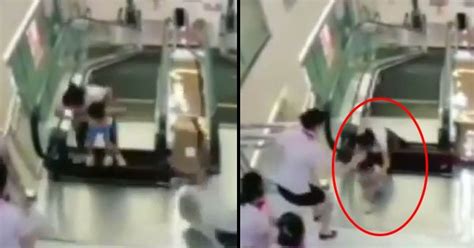 This Video Of A Chinese Woman Getting Crushed To Death By An Escalator