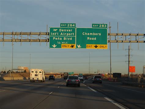 Find the perfect highway exit ramp stock illustrations from getty images. Denver International Airport Exit, Interstate 70, Denver ...