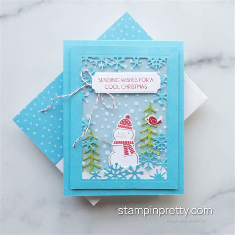 A Cool Christmas With Snowman Magic From Stampin Up Stampin Pretty