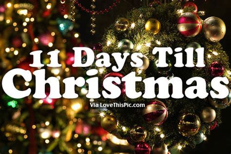 11 Days Till Christmas Pictures Photos And Images For Facebook