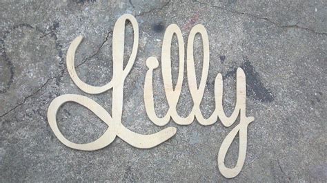 Unfinished Wood Letters Photos Cantik