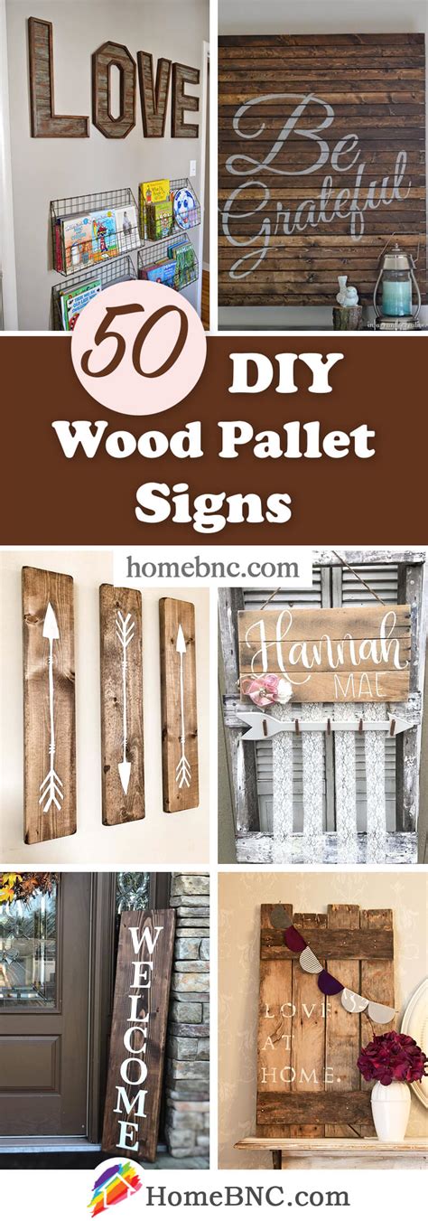 50 Best Diy Pallet Signs Ideas And Designs For 2021