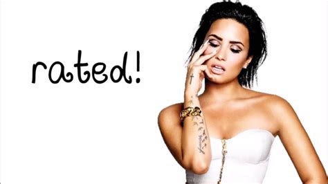 Ah ha, what's wrong with being, what's wrong with being what's wrong with being confident? Demi Lovato - Confident (lyrics) - YouTube