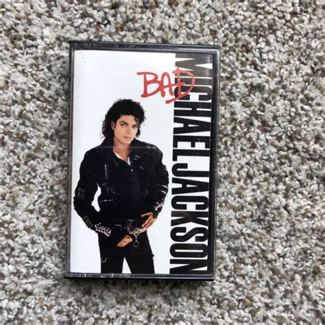 Michael Jackson Bad Cassette Tape Epic Records 1987 1940 Picclick