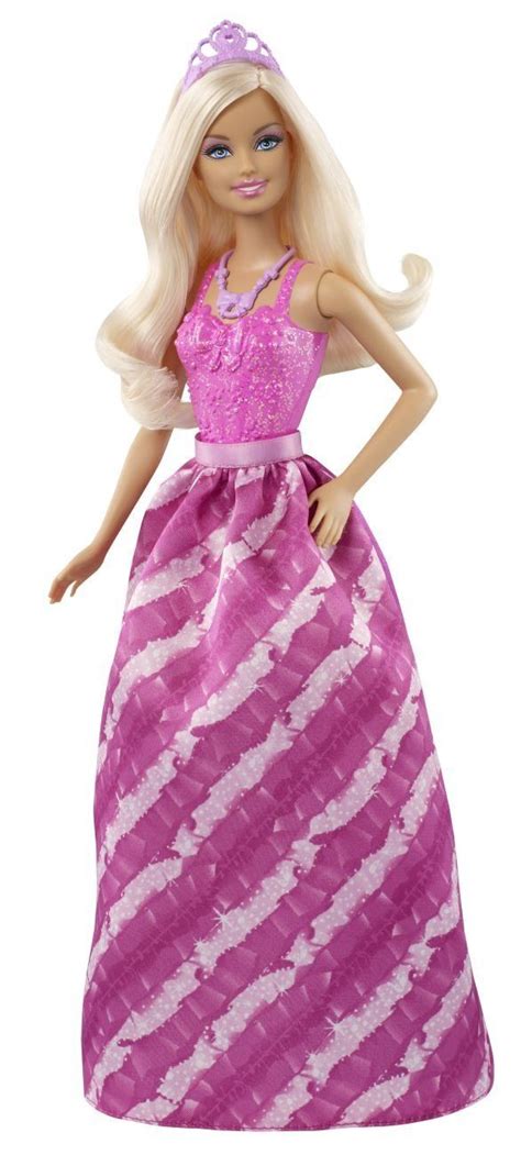 Barbie Fairytale Princess Fashion Doll Pink And Purple Dresses