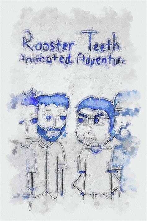 Tv Show Rooster Teeth Animated Adventures Digital Art By Garett Harold