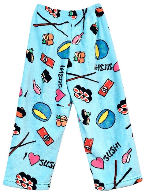 Aqua Sushi Pajama Pants Made With Love And Kisses