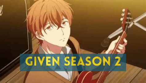 Given Anime Season 2 Release Date Latest Updates