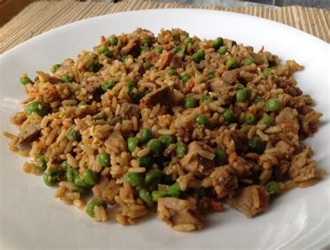 Pork loin roast cooked, leftover about 1 1/2 cups, chopped. Juan-Carlos Cruz's Pork Fried Rice | Recipe | Leftover pork loin recipes, Leftover pork roast ...