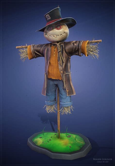 Artstation Stylized Scarecrow