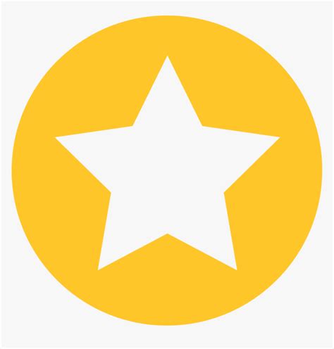 Transparent Gold Star Png Circle Star Icon Png Download Kindpng