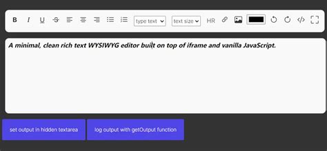 Simple Rich Text Editor For The Web Writer Js Css Script