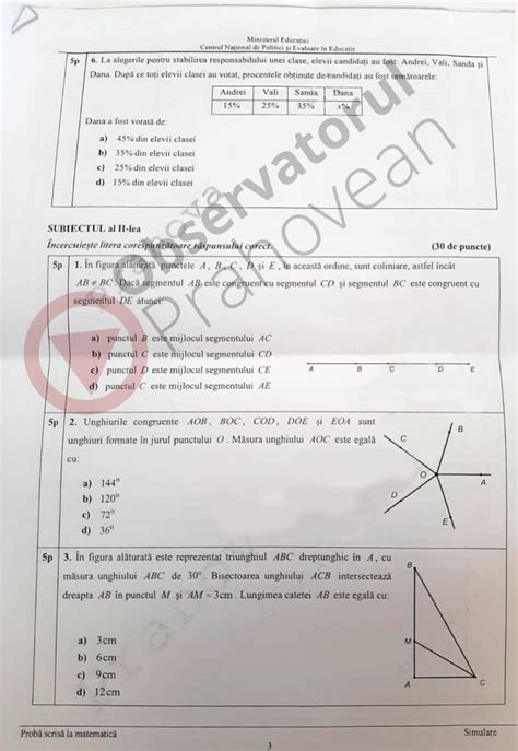 Simularea Evaluării Naționale Pentru Clasa A Viii A Ce Subiecte Au