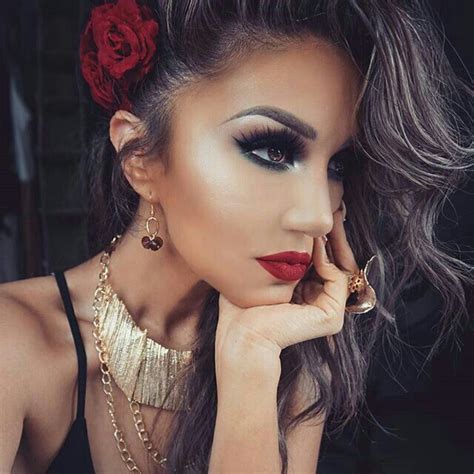 mexican look beautiful makeup makeup glamour makeup