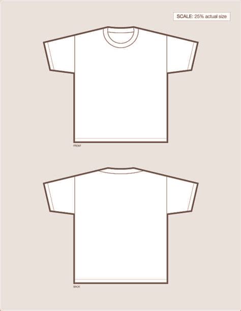 1 Page T Shirt Design Template • Iworkcommunity