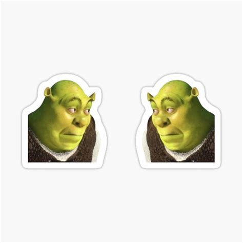 Bored Shrek Meme Sticker Bundle Hd Sticker For Sale By Jaoafallas