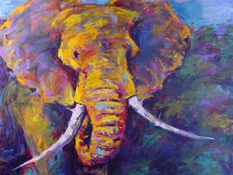 I Have A Slight Obsession With Elephants Elephant Painting
