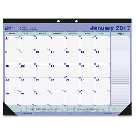 Brownline Monthly Desk/Wall Calendar Pad - LD Products